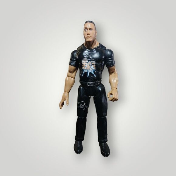 WWE WWF The Rock Titan Tron Live Action Figure Jakks Pacific 2000 - Picture 1 of 4